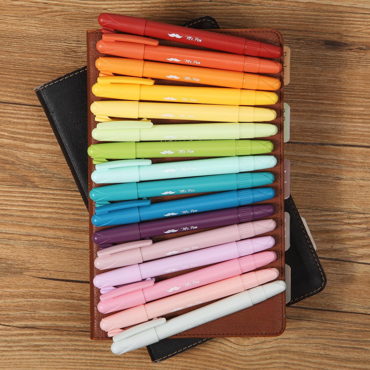 Mr Pen Gel Bible Highlighters 16 Pack Assorted Colors