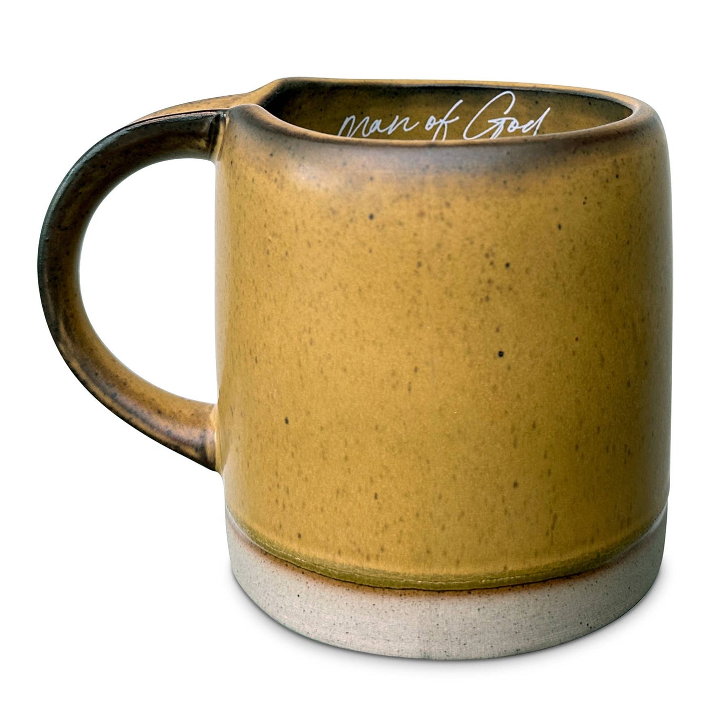 Coffee Mug Man Of God Vintage Yellow