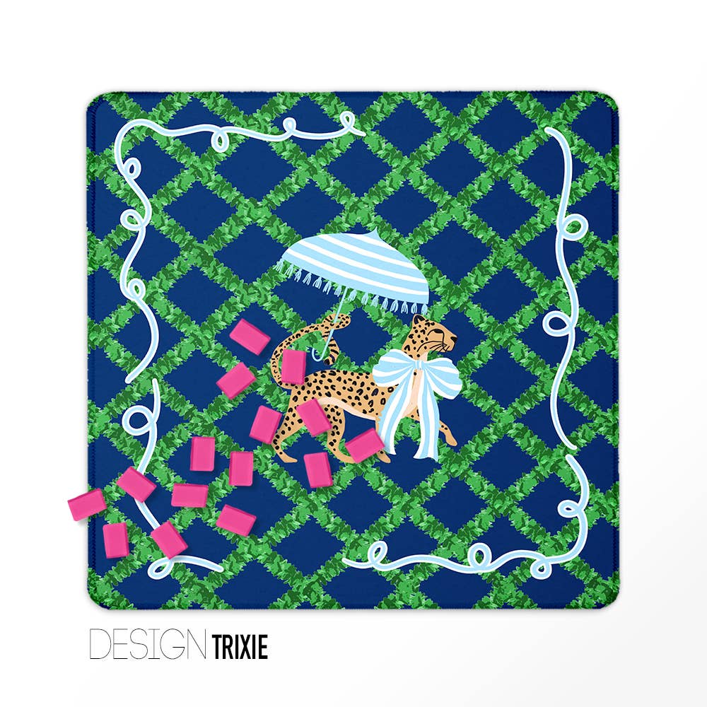 Mahjong Mat 31" Preppy / Neoprene with bag