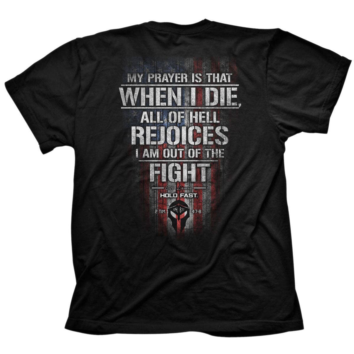 HOLD FAST Men's T-Shirt CS Lewis: Black