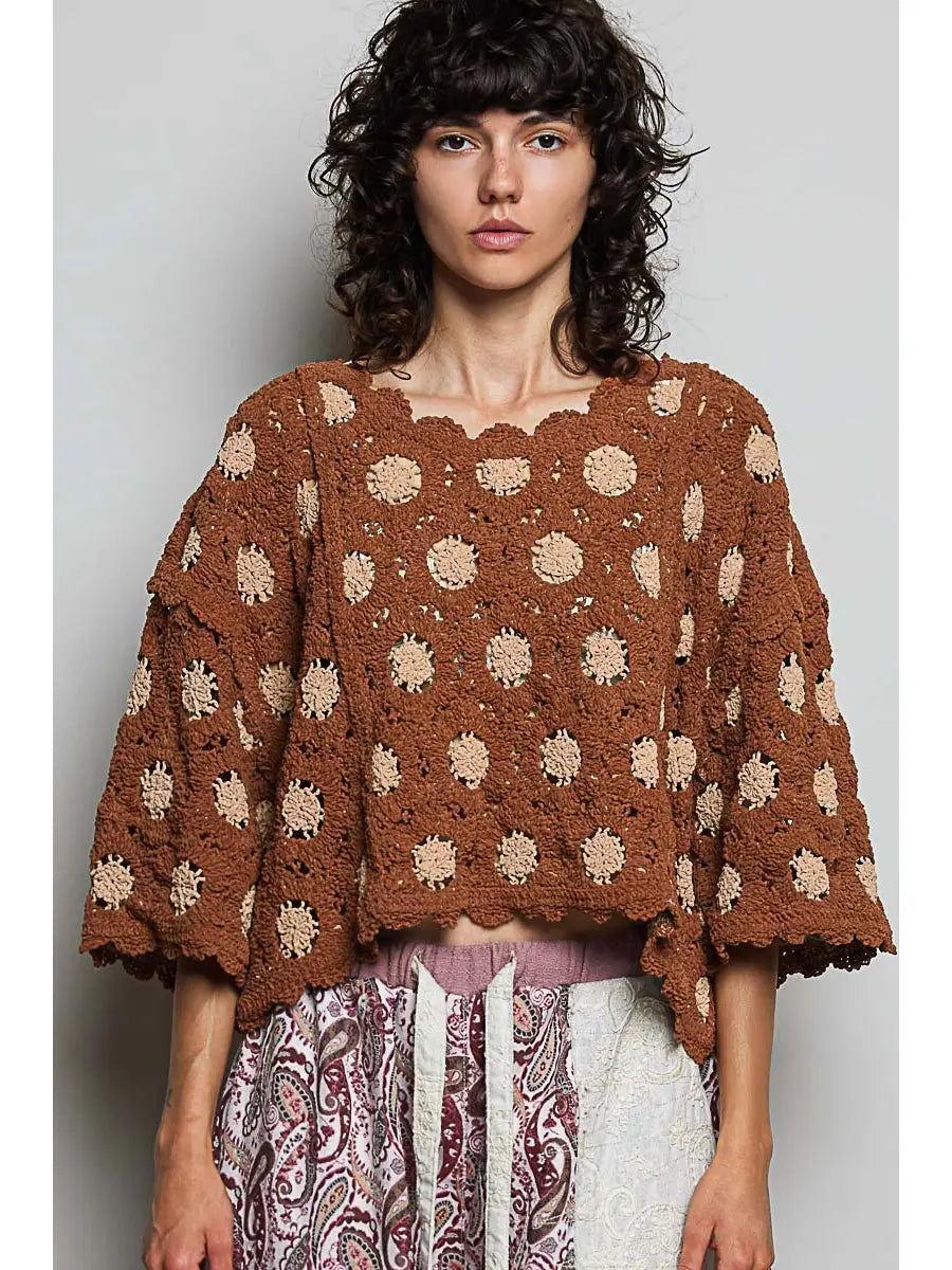 Cropped Crochet Top