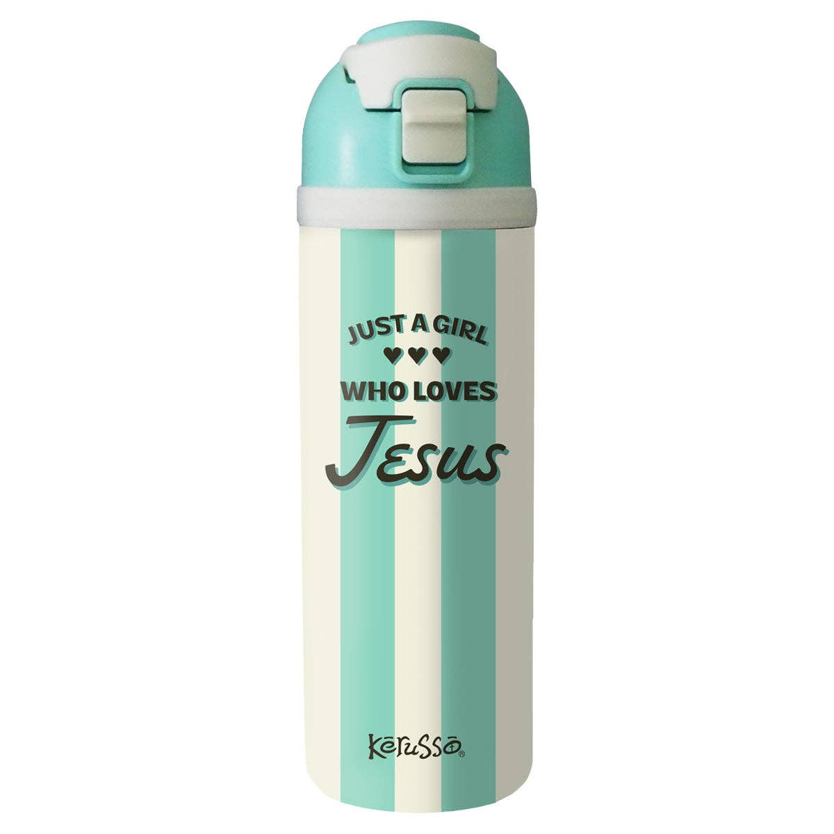24 oz Flip Top Bottle Just A Girl Who Loves Jesus