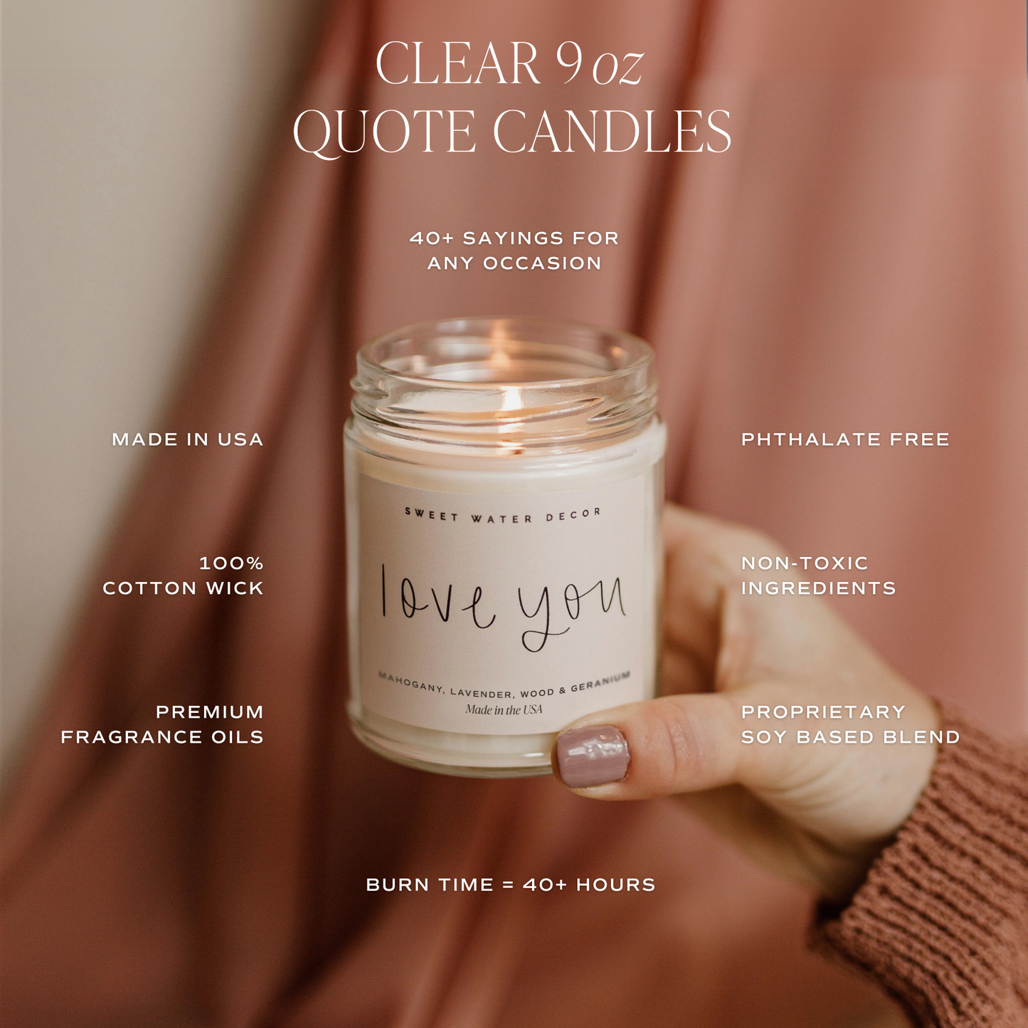 She Believed She Could 9 oz Soy Candle