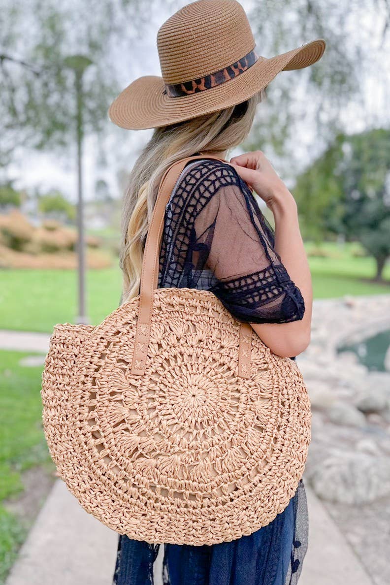 Straw Tote Bag