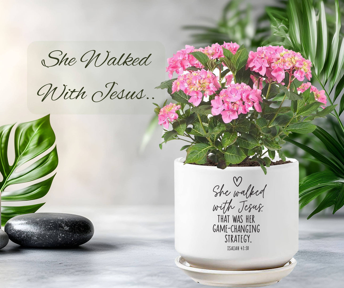 LCP Planter She Walked With Jesus