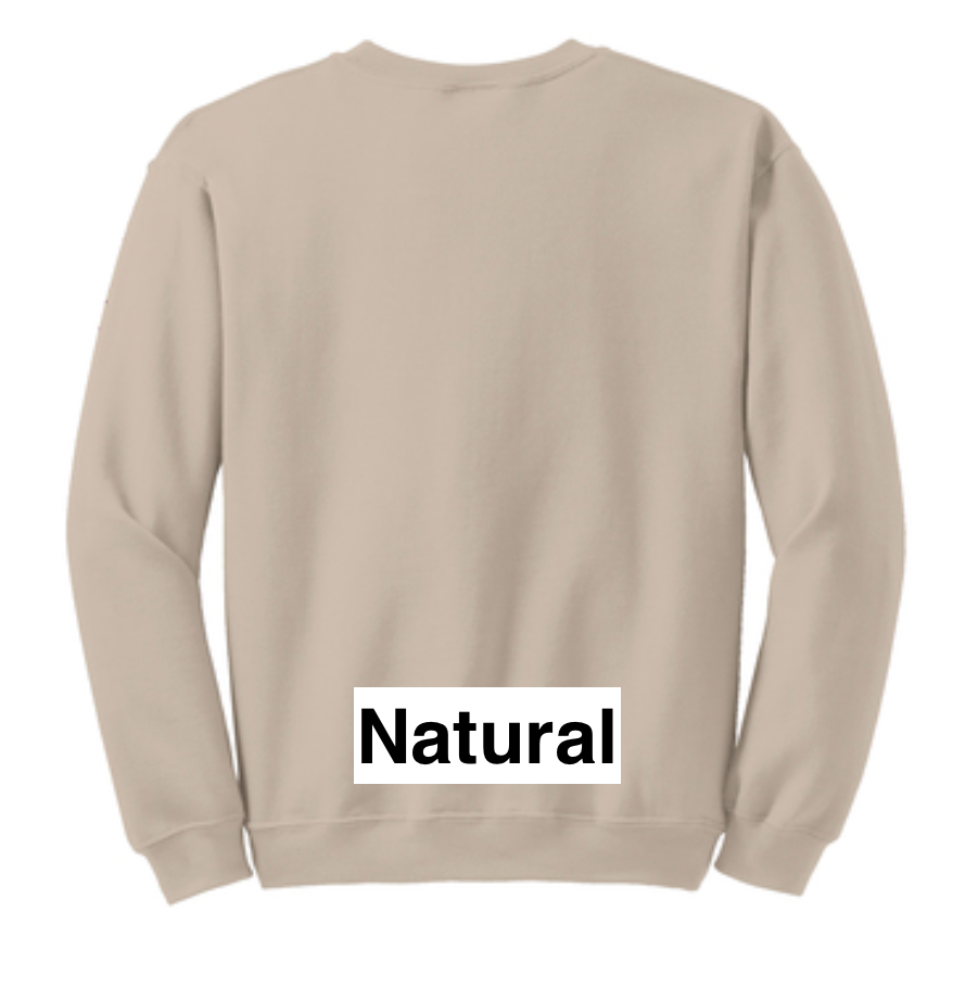 Note To Self-T-Shirt or Crew Sweatshirt: Ash Grey / Crew Sweatshirt