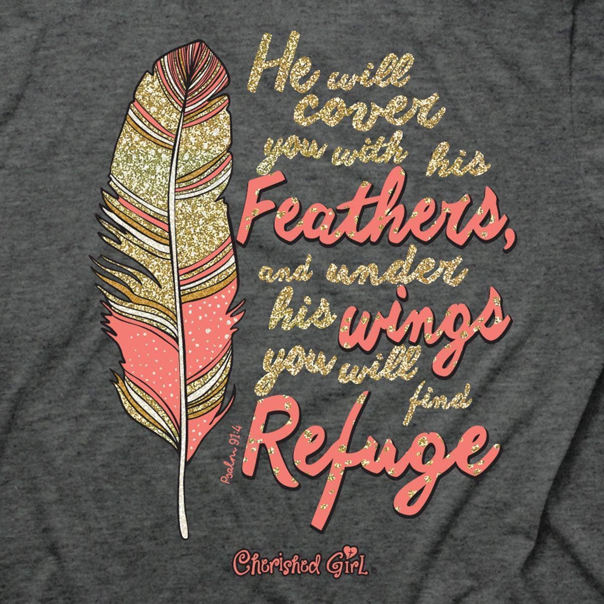 Cherished Girl Women's T-Shirt Cherished Feathers