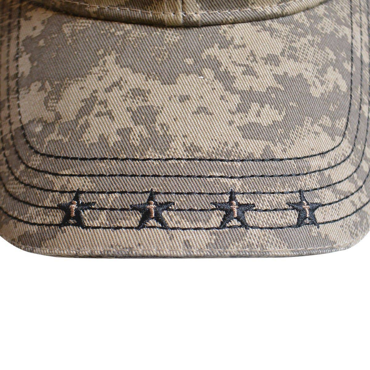 Mens Baseball Cap Stand Strong: Desert Camo