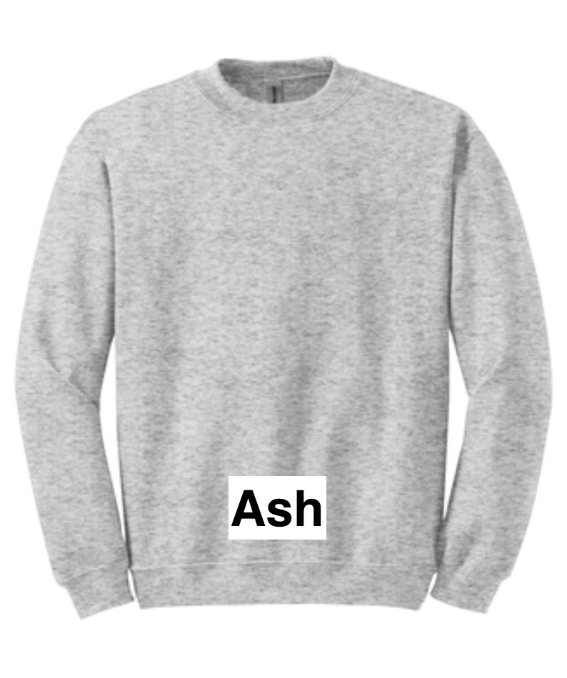 Note To Self-T-Shirt or Crew Sweatshirt: Ash Grey / Crew Sweatshirt