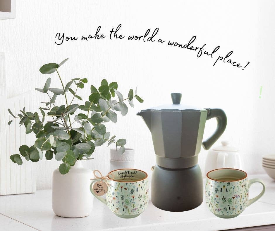 Mug Make The World Vintage Floral