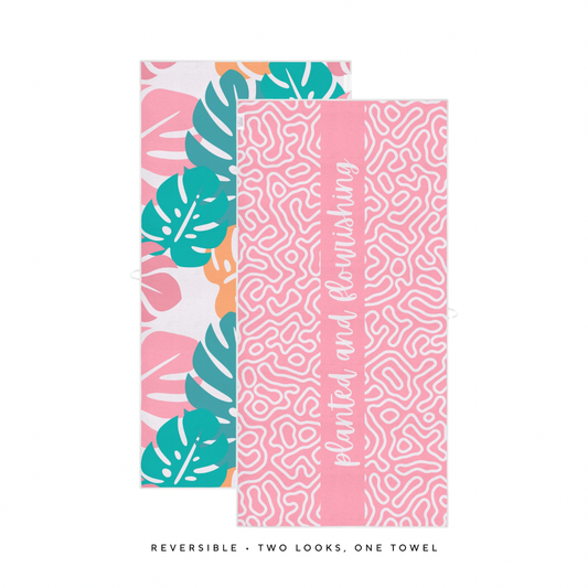 Faith Beach Towel: Planted & Flourished