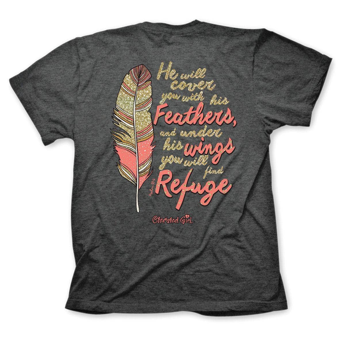 Cherished Girl Women's T-Shirt Cherished Feathers