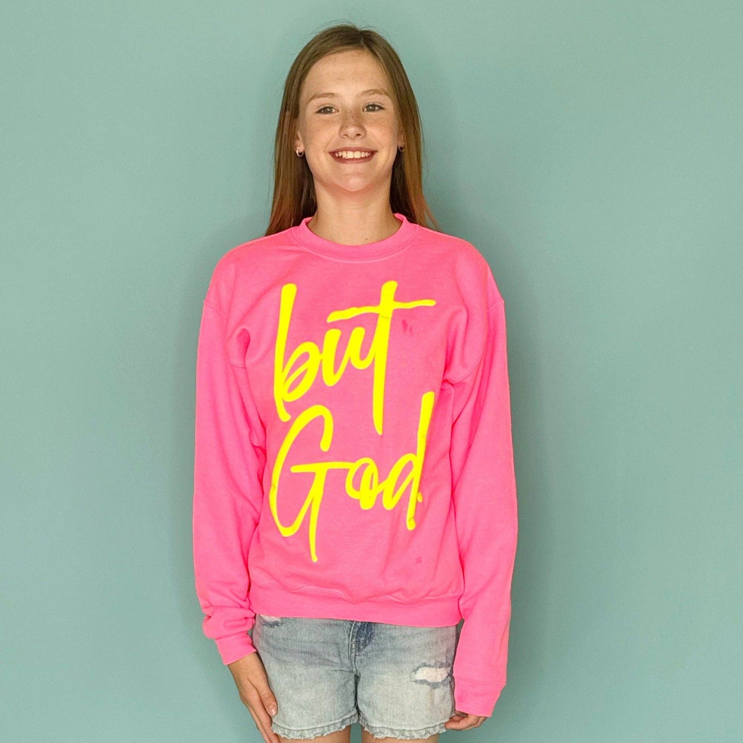 Puff But God Youth Sweatshirt: Youth