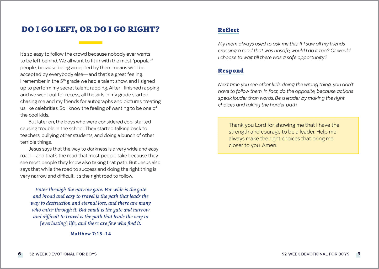 52-Week Devotional for Boys