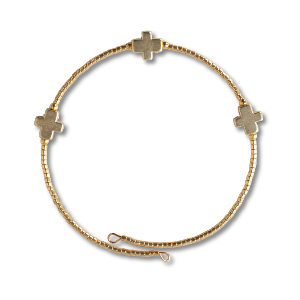 Faithful Bangles: Gold