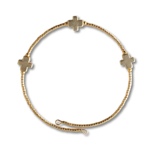 Faithful Bangles: Gold