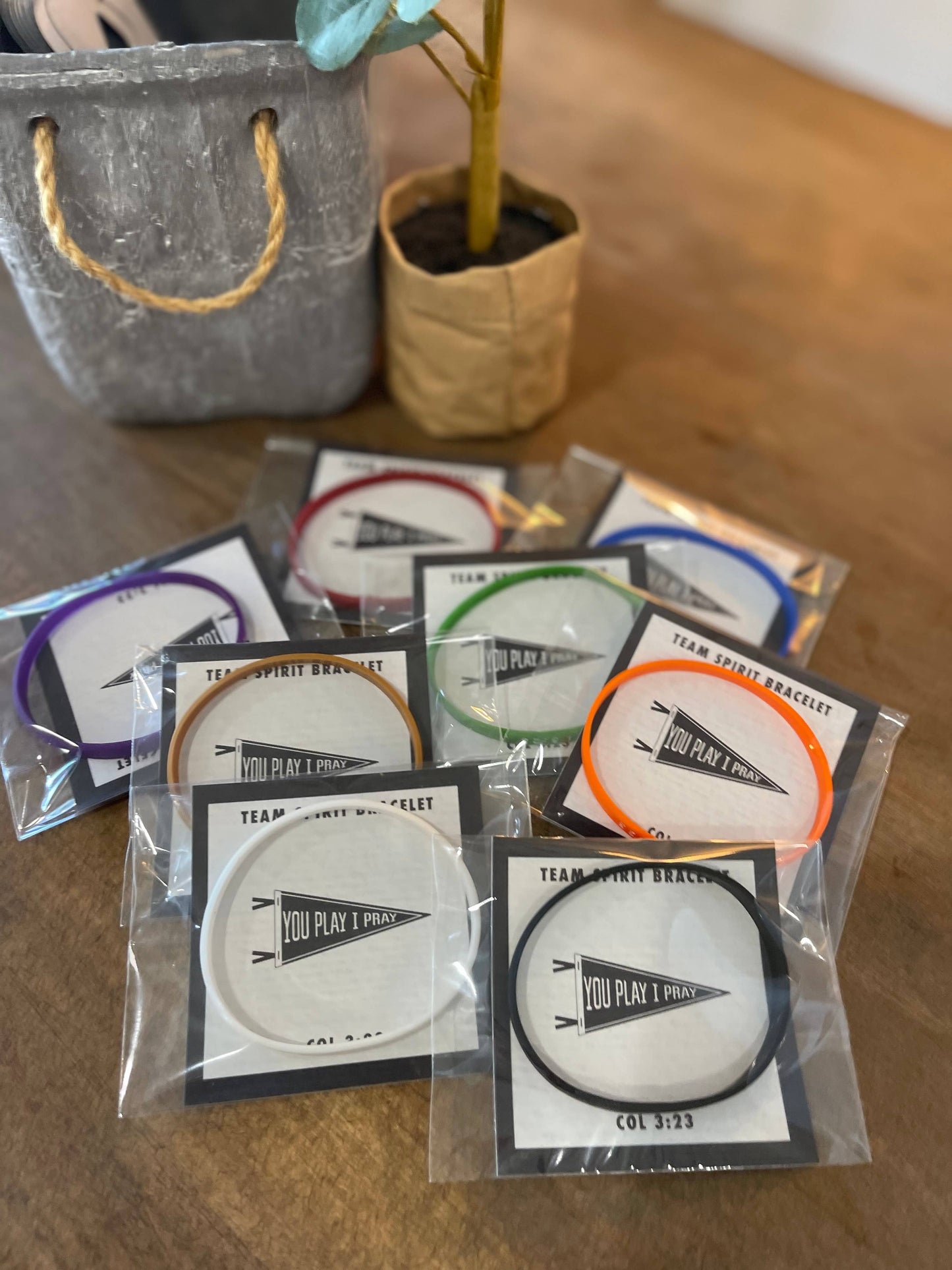  Team Spirit Bracelets | Christian Gameday Gift