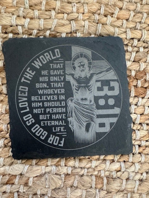 Faith Based Drink Coasters - Set of 4