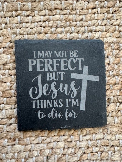 Faith Based Drink Coasters - Set of 4