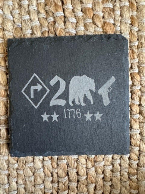 Military and First Responder Drink Coasters - Set of 4