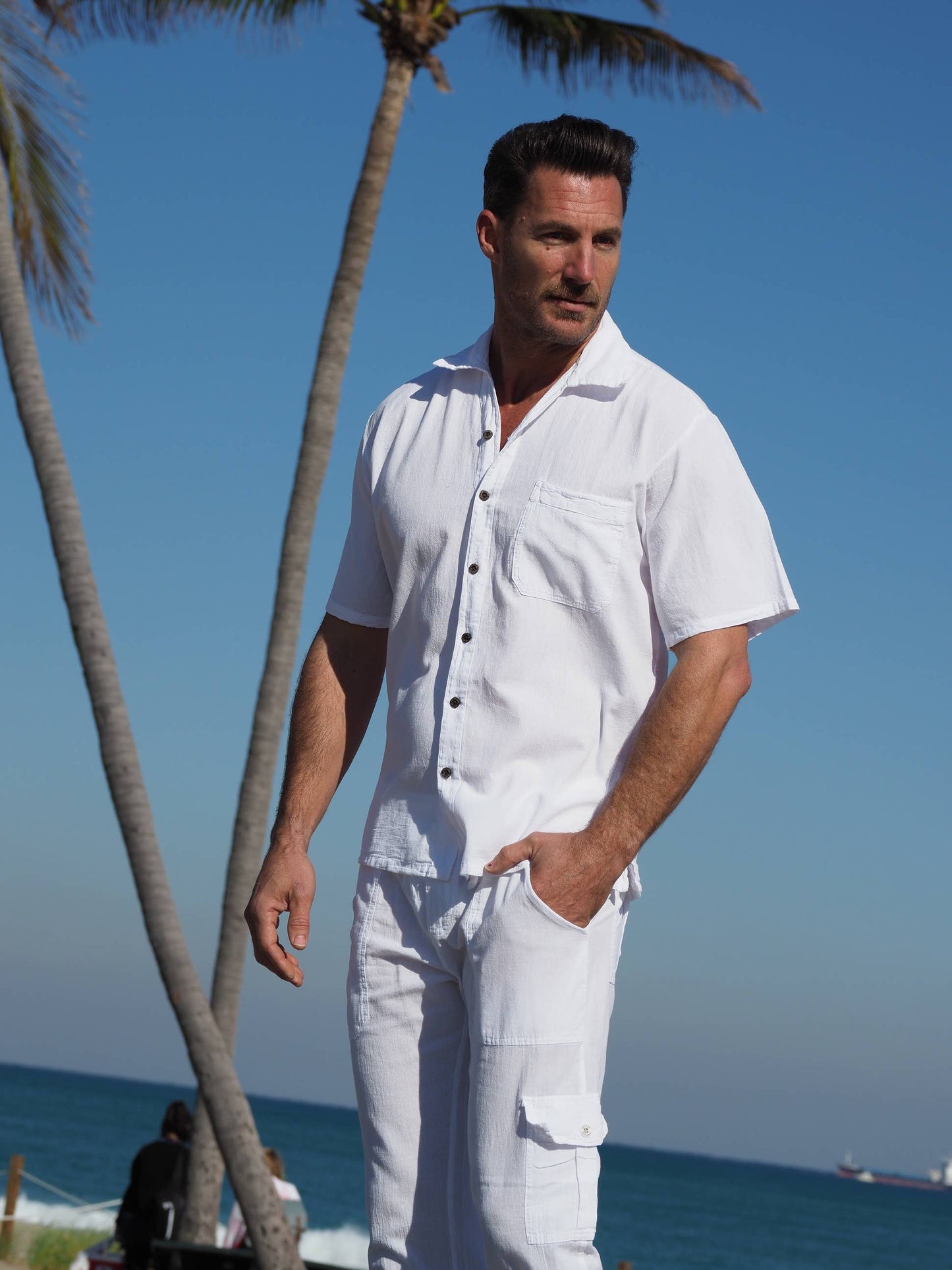 White Button-Down Shirt