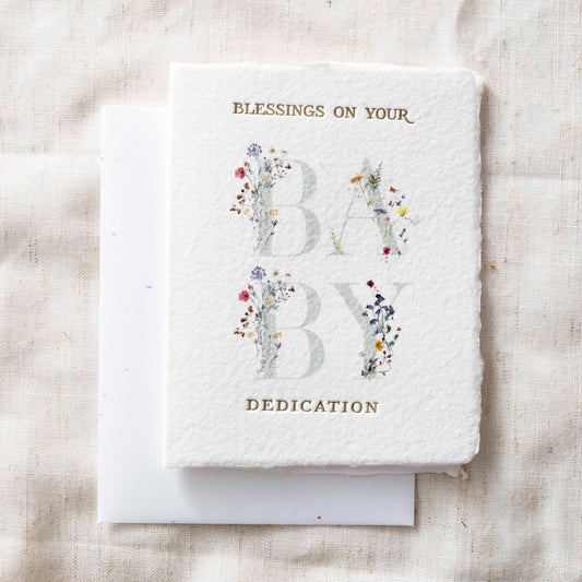 Blessings Baby Dedication | Christian Card