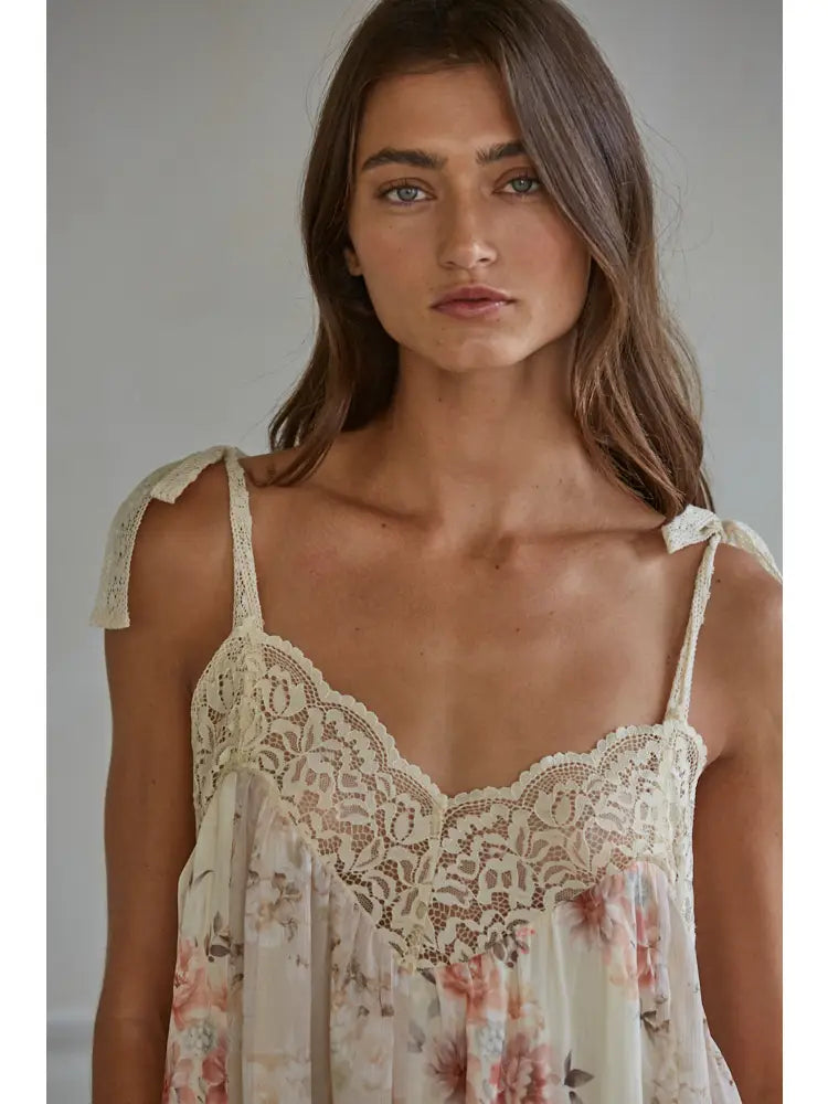 Woven Polyester Chiffon Multi Floral Print