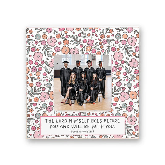 Floral Pattern The Lord Himself Picture Frame