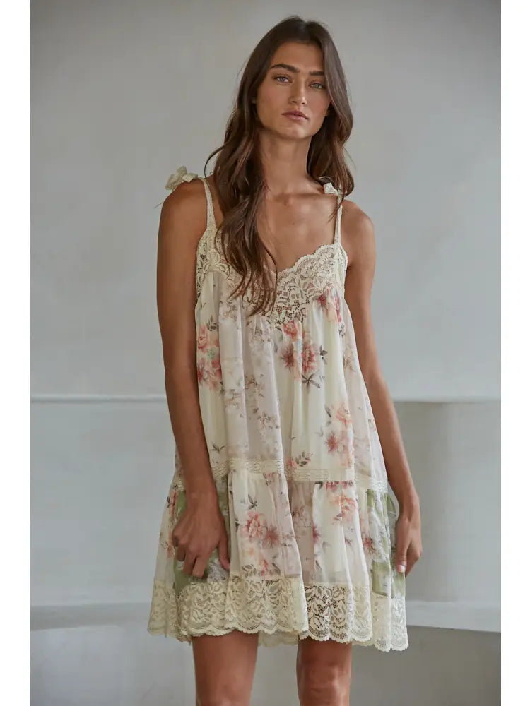 Woven Polyester Chiffon Multi Floral Print