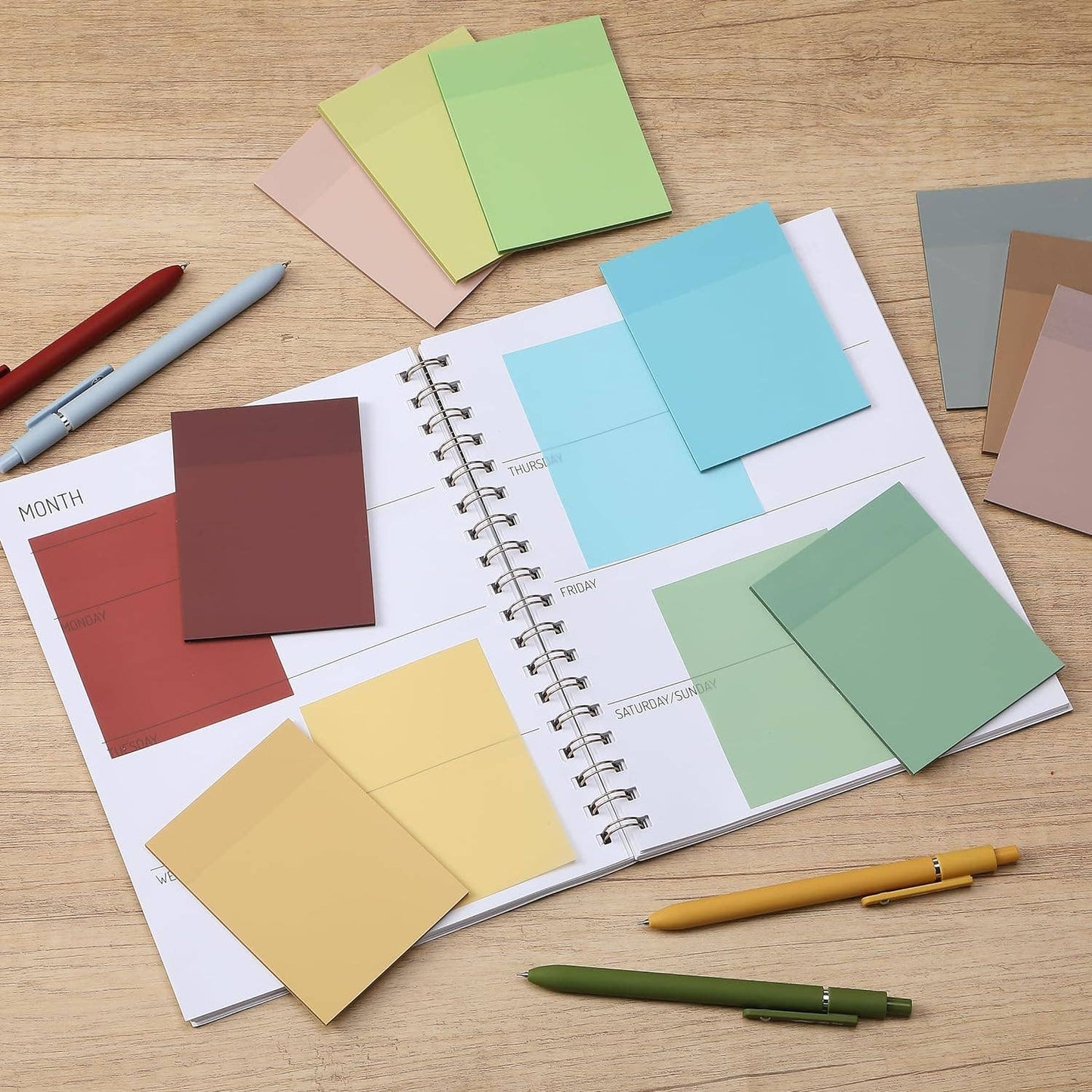 Mr. Pen Transparent Sticky Notes - 600 Sheets, 3"x4"