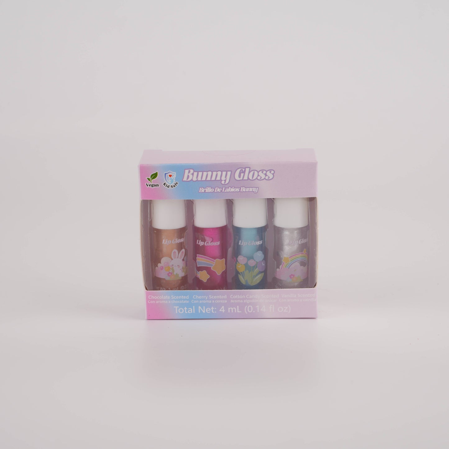Bunny Gloss – 4-Pack Kids Lip Gloss Set
