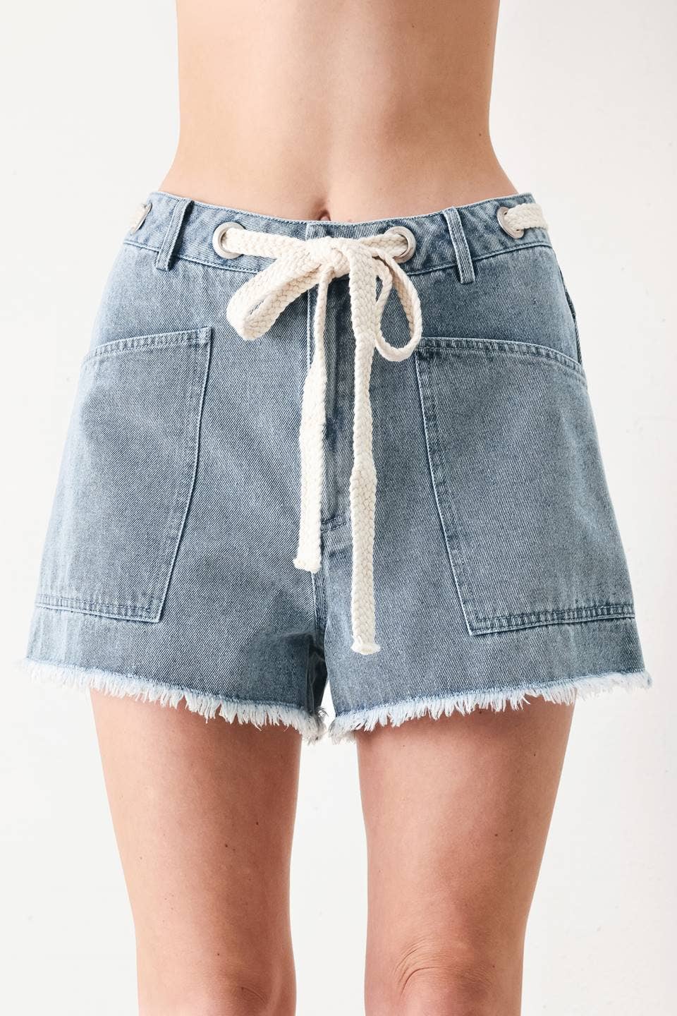 Washed Denim Short