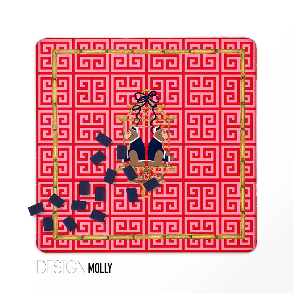 Mahjong Mat 31" Preppy / Neoprene with bag