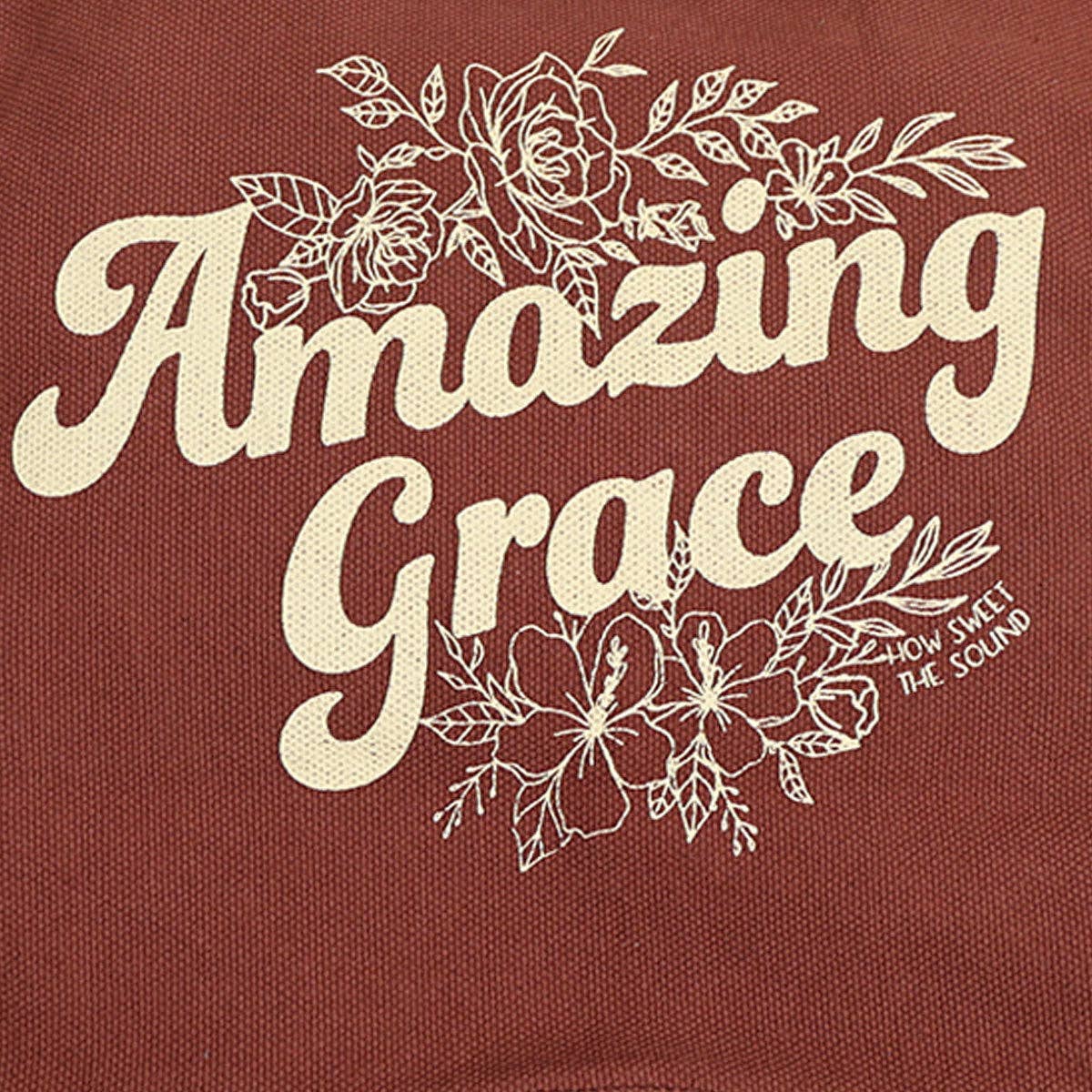 Grace & truth Tote Bag Amazing Grace: Maroon