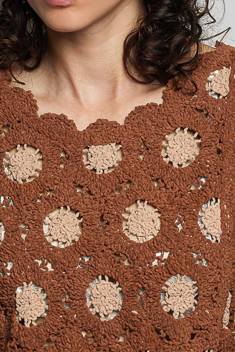 Cropped Crochet Top