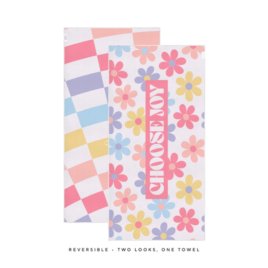 Faith Beach Towel: Choose Joy