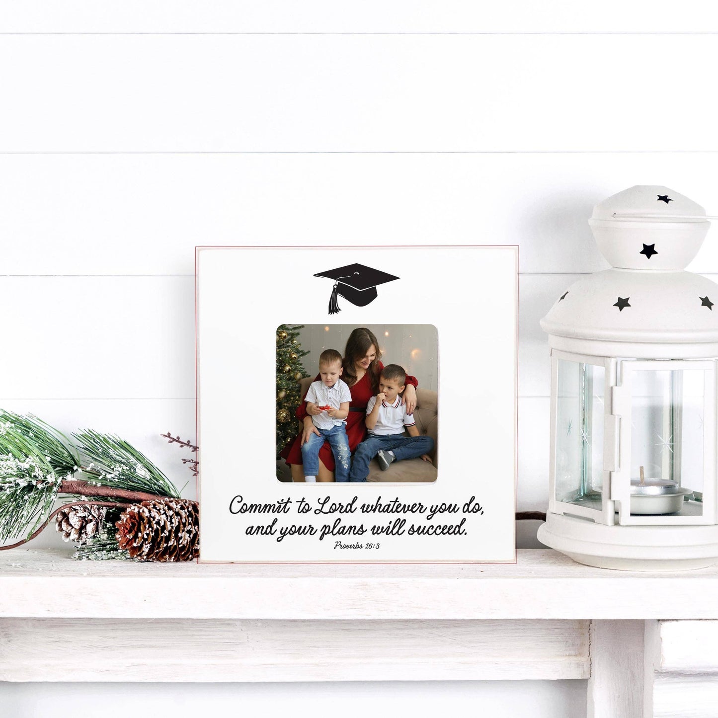 Commit To The Lord Whatever You Do Square Picture Frame