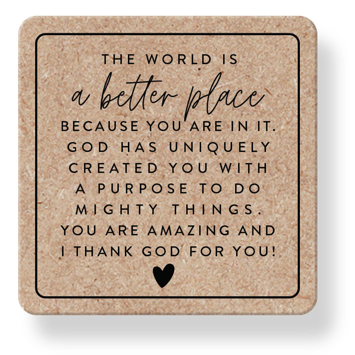 Vase Textured You Make The World Better