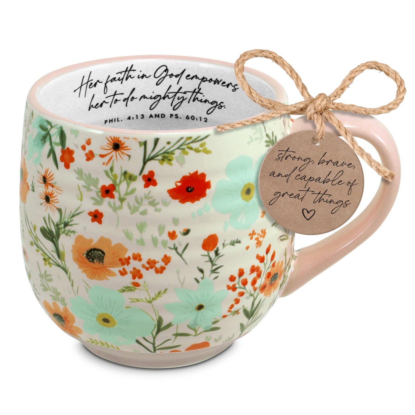 Mug Her Faith In God Empowers 18Oz