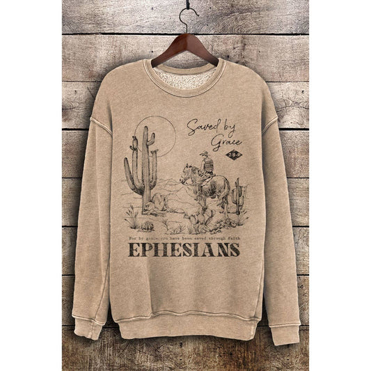 EPHESIANS MINERAL SWEATSHIRTS: MINERAL BEIGE