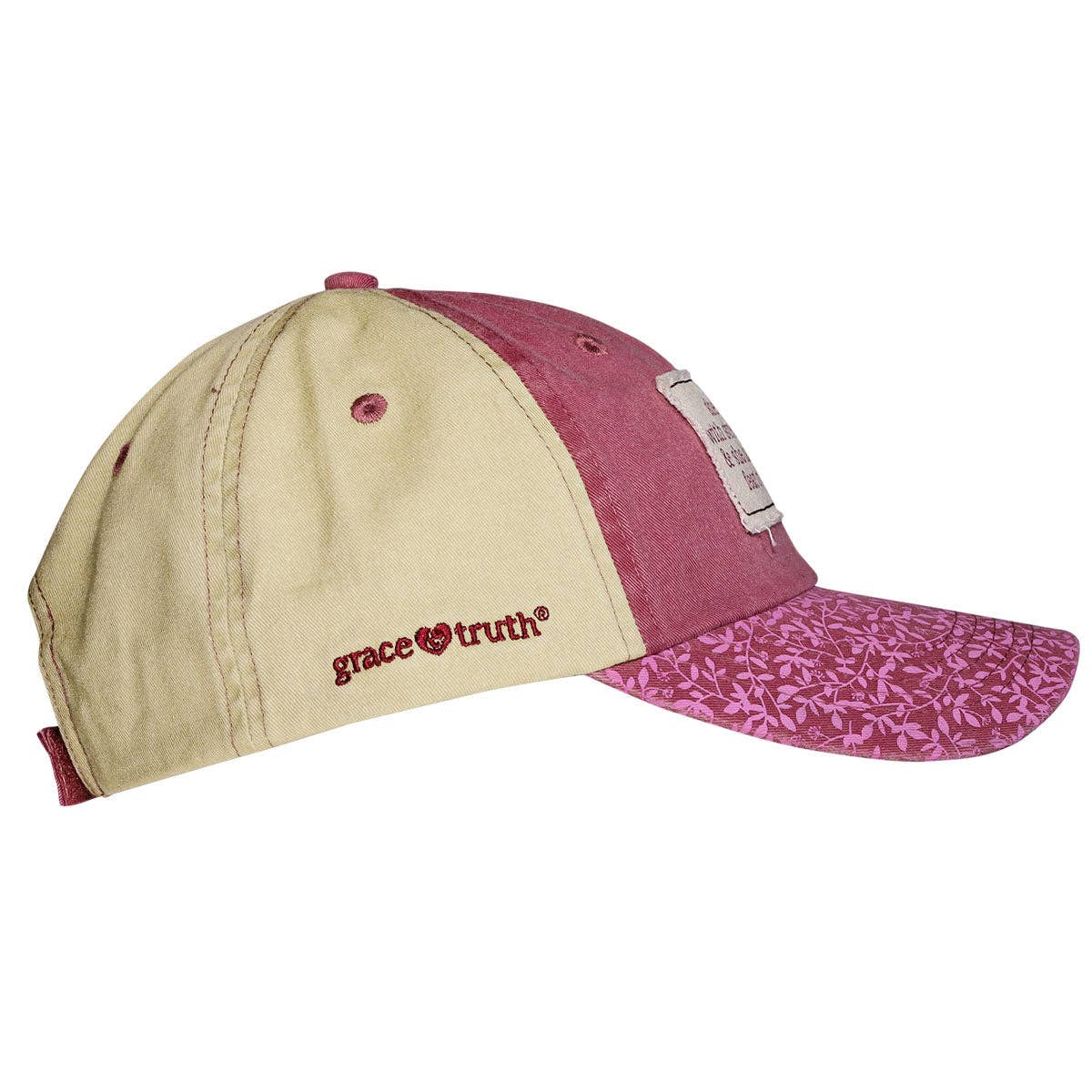 Grace & truth Womens Cap Clothed: Pink/Beige / One Size Fits Most