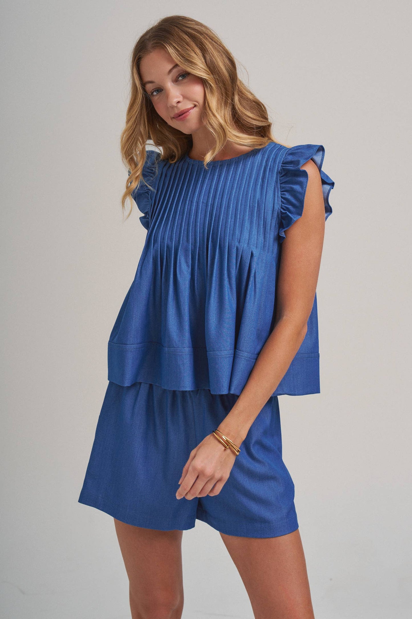 Boho Top and Shorts Set
