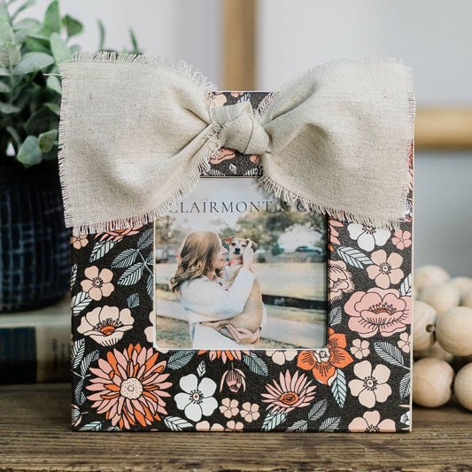 Vintage Floral Photo Frame
