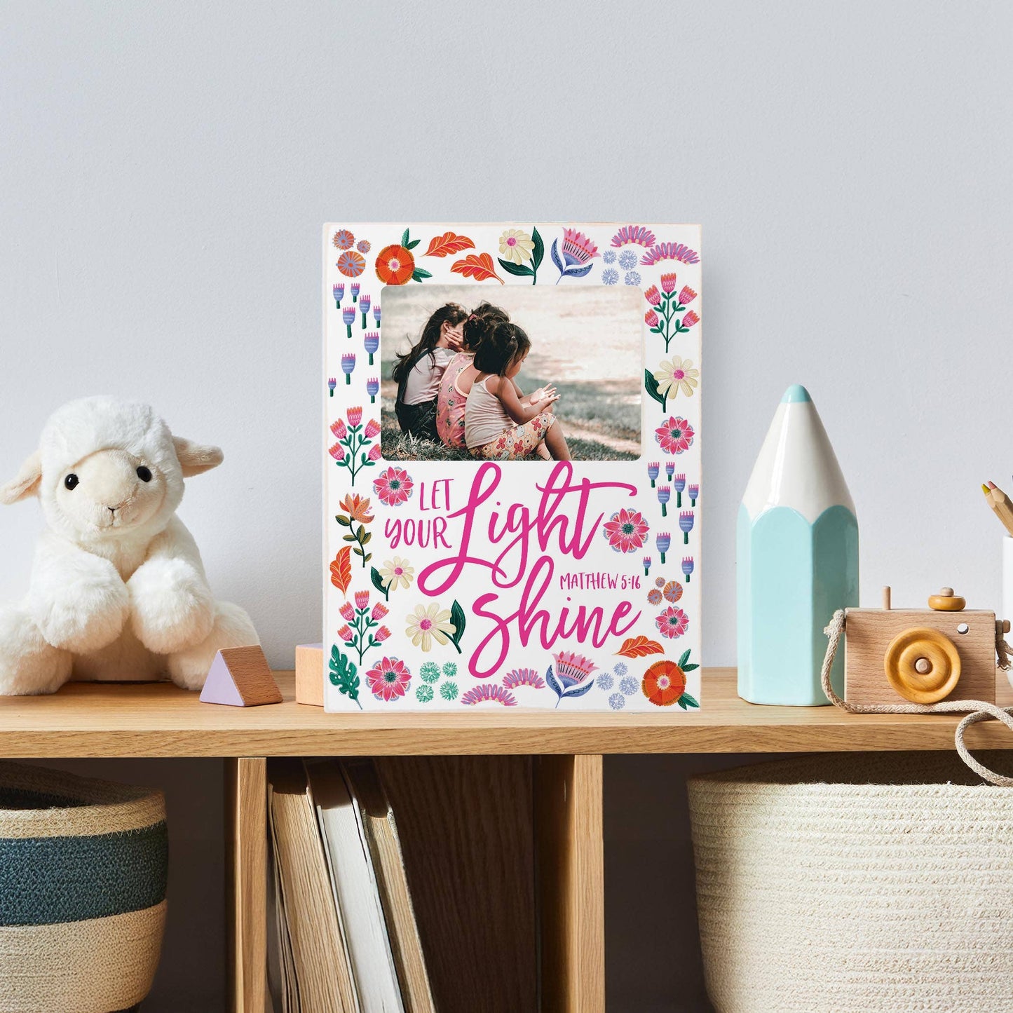 Radiant Hope Let Your Light Shine Picture Frame