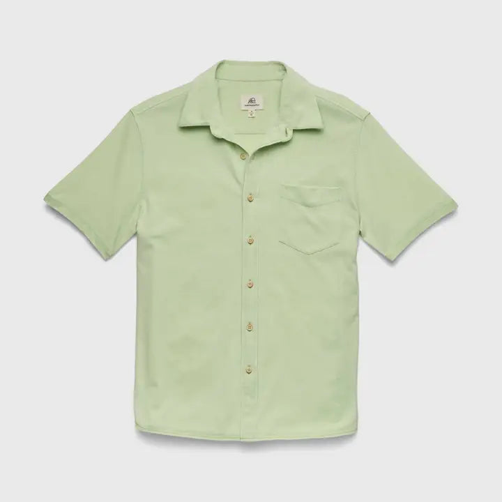 Button Down Collared Knit Shirt