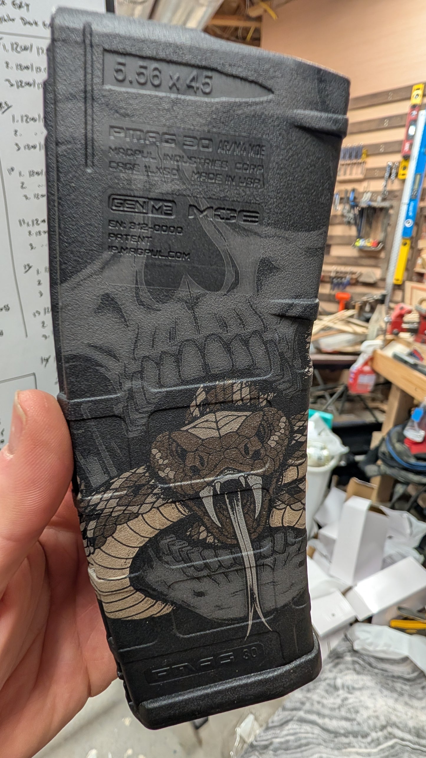 Skeleton & Snake - P Mag