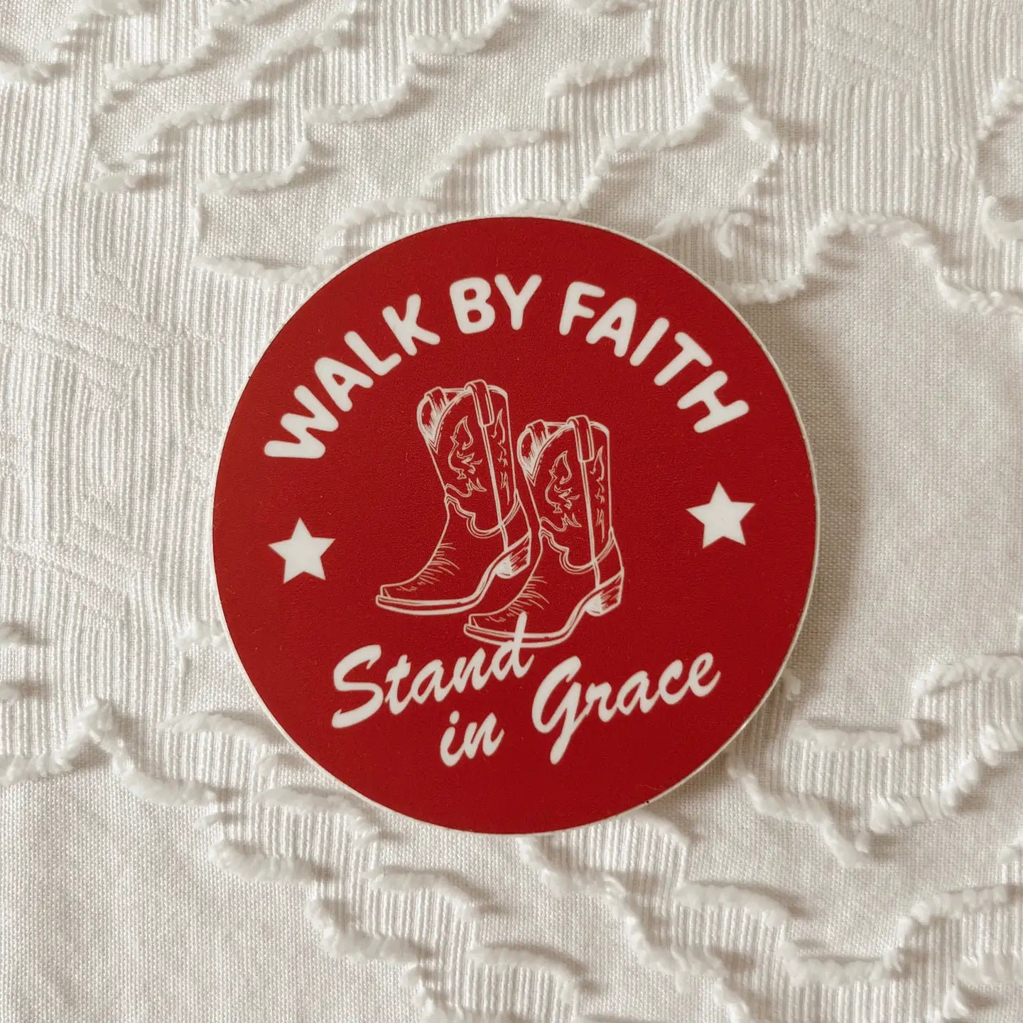 Steadfast and Sustained Sticker