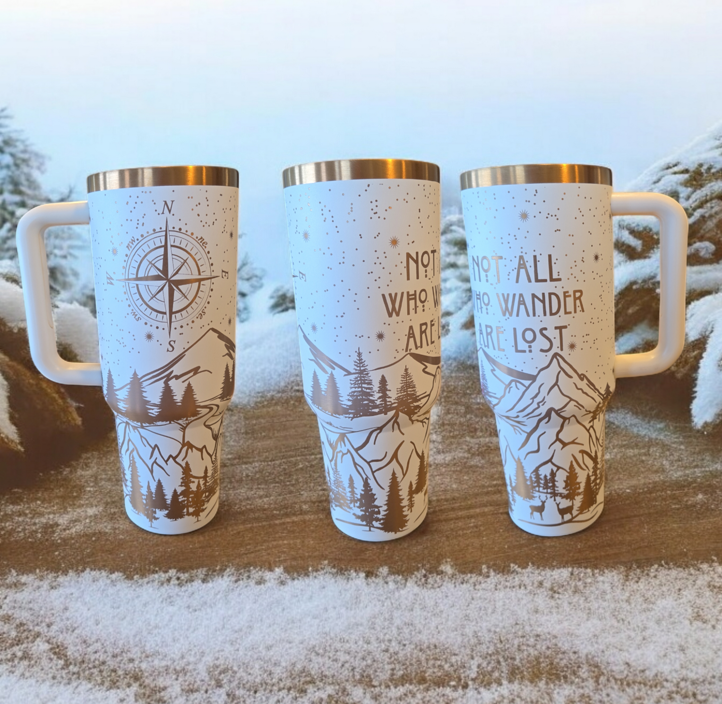 Not All Who Wander Are Lost Tumbler