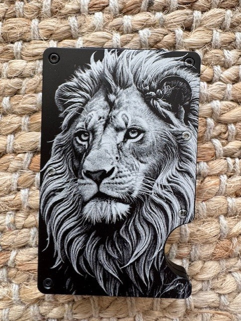 Lion Wallet Money Clip